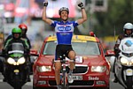 Sylvain Chavanel wins the second stage of the Tour de France 2010